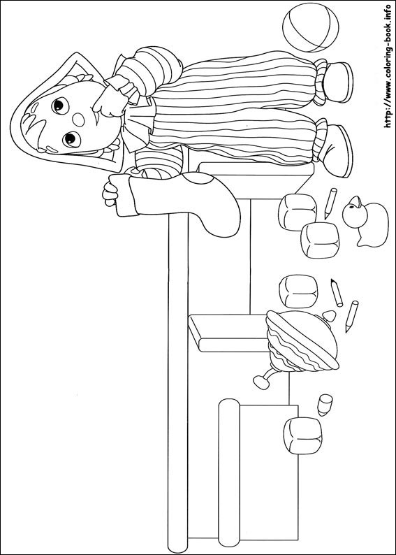 Andy Pandy coloring picture